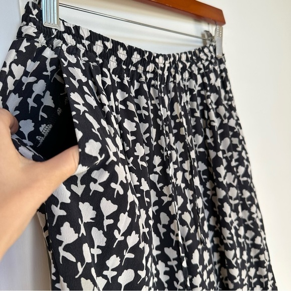 MaxMara 100% Silk Jogger Trousers Size US 8 - Picture 5 of 11